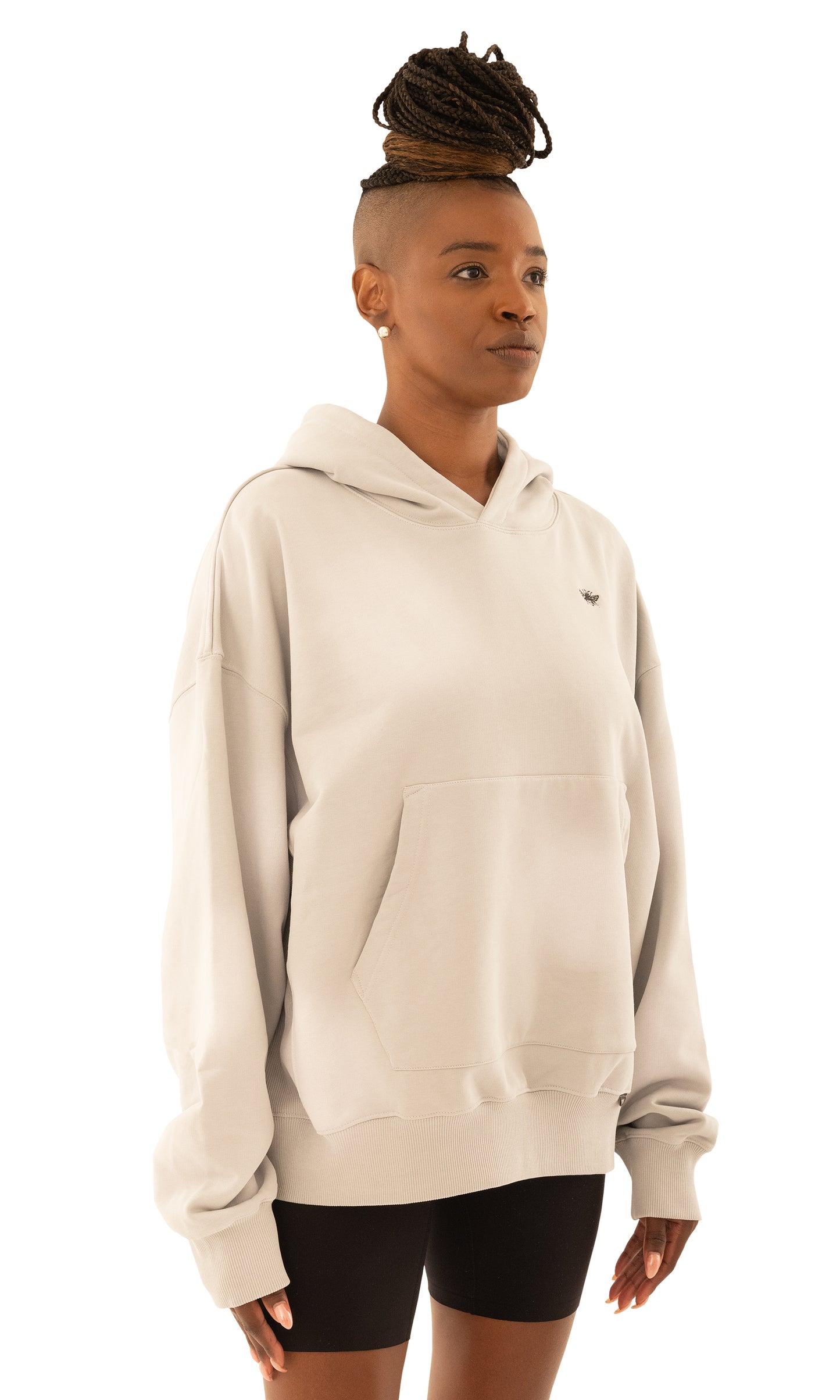 Grey 'Iconic BEE' Hoodie