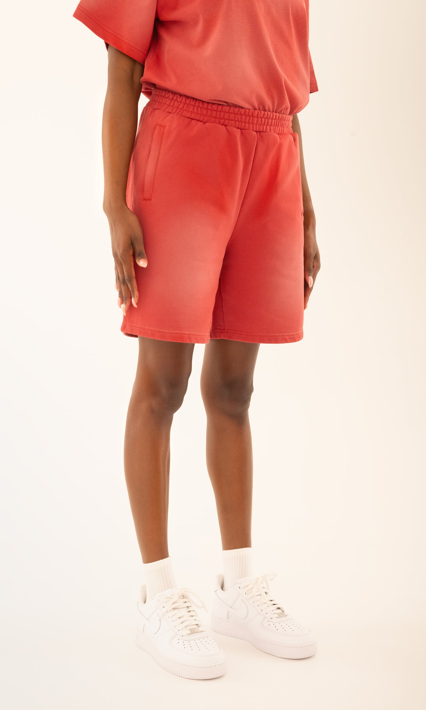 Red 'Iconic BEE' Shorts