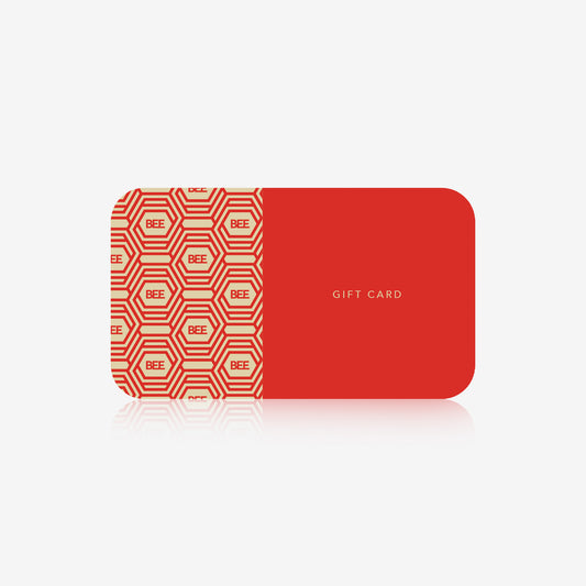 BEE gift card - front view