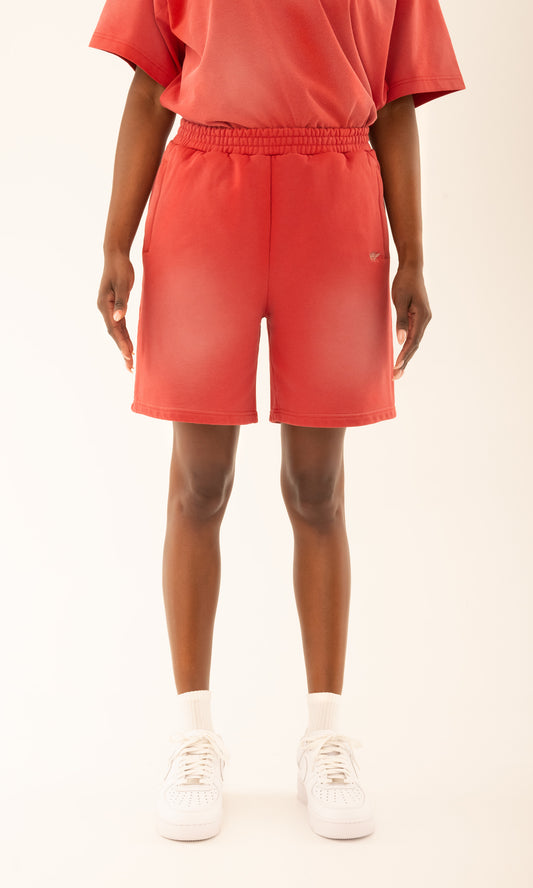 Red 'Iconic BEE' Shorts